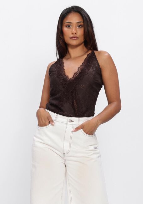 Bruine HERSKIND Top JOHANNES BODYSTOCKING - large