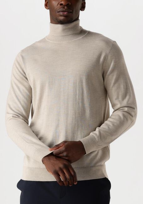 Beige PROFUOMO Coltrui PULLOVER ROLL NECK - large