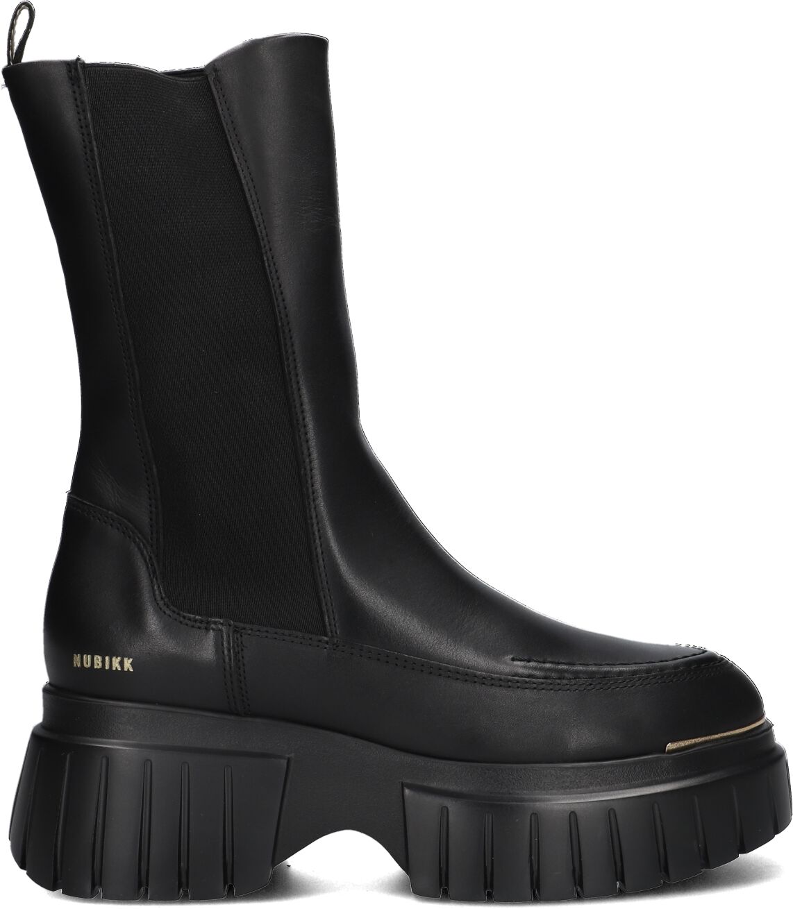 Nubikk Chelsea Boots Dames Miley Adams, Maat: 40, Materiaal: Leer, Kleur: Zwart