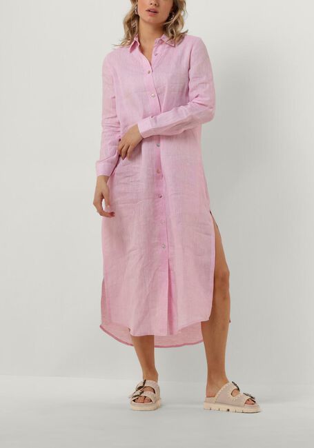 Roze RESORT FINEST Maxi jurk SHIRT DRESS - large