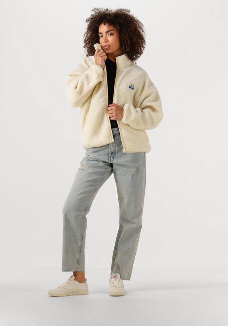 Ecru AMERICAN VINTAGE Faux fur jas HOKTOWN WOMAN - large