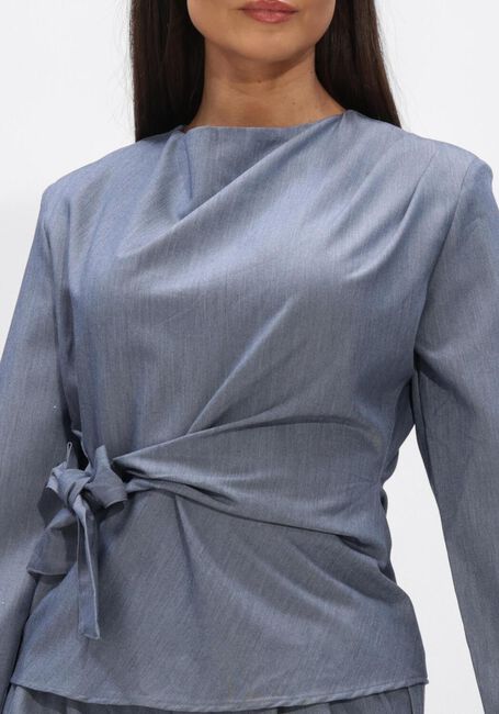 Blauwe CO'COUTURE Blouses TENGA PLEAT BLOUSE - large