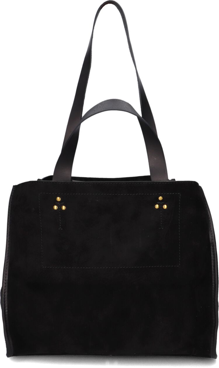 Jérôme Dreyfuss Jérôme Dreyfuss Crossbodytas Dames Leon M, Materiaal: Suède, Kleur: Zwart