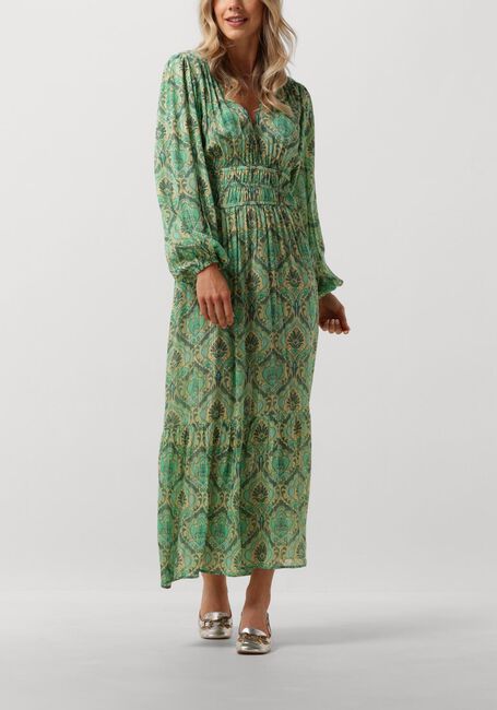 Groene JANICE Maxi jurk MILAN - large