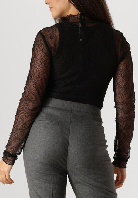 Zwarte GESTUZ Tops & T-shirts LAIAGZ LACE BLOUSE - large