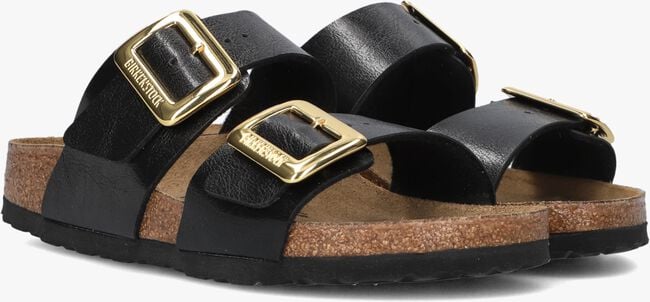 Zwarte BIRKENSTOCK Slippers SYDNEY CUSHION BUCKLE Zwarte BIRKENSTOCK Slippers SYDNEY CUSHION BUCKLE - large