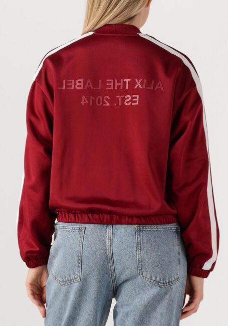 Bordeaux ALIX THE LABEL Vest LADIES KNITTED TRAININGS SWEAT JACKET - large