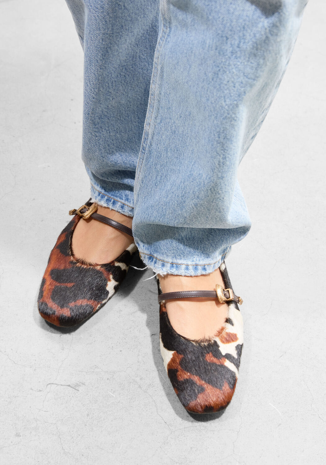 Bruine ROBERTO FESTA Ballerina's GRISEL - large