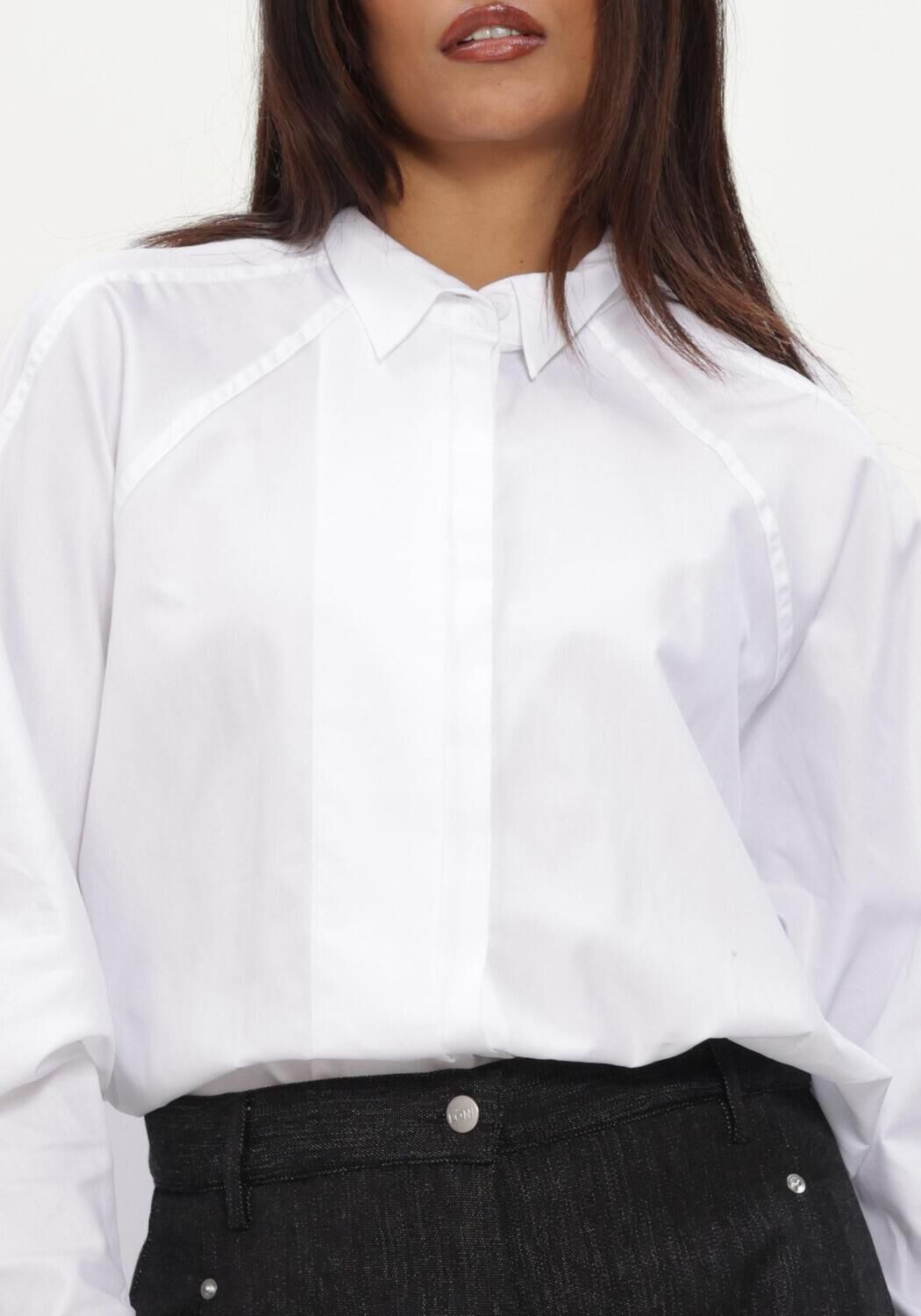 Witte MARGAUX LONNBERG Casual overhemd LIZ CHIMESE - large