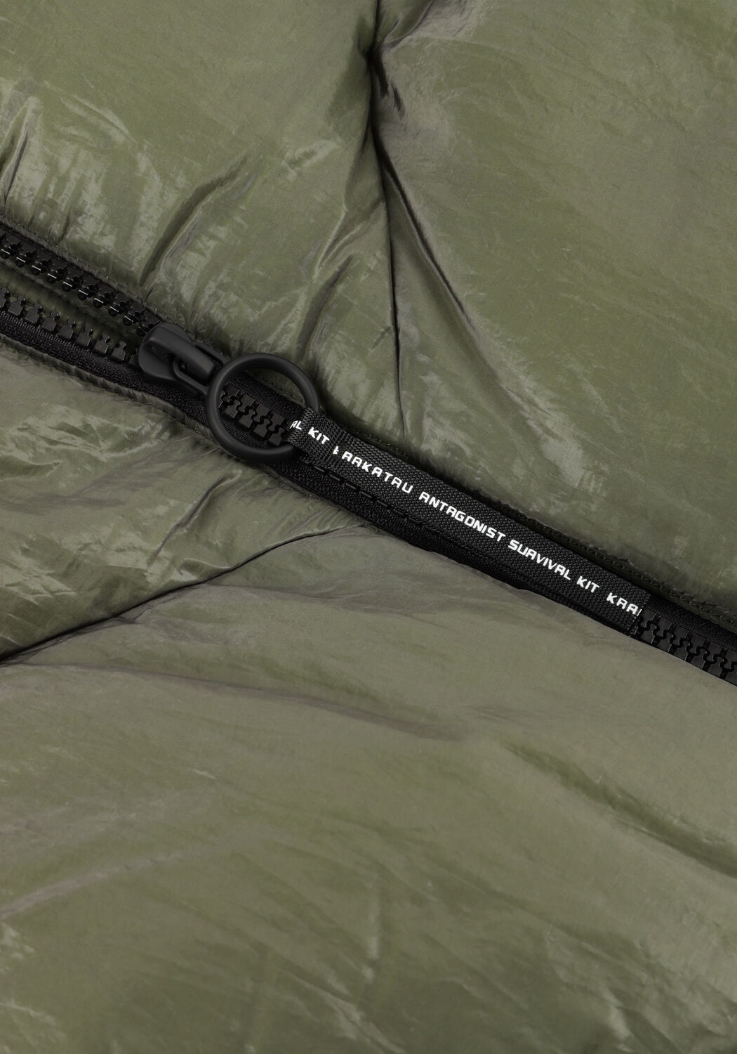 Groene KRAKATAU Gewatteerde jas QW531 - large