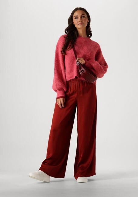 Roze CO'COUTURE Truien/vesten CORALEE CROP KNIT - large