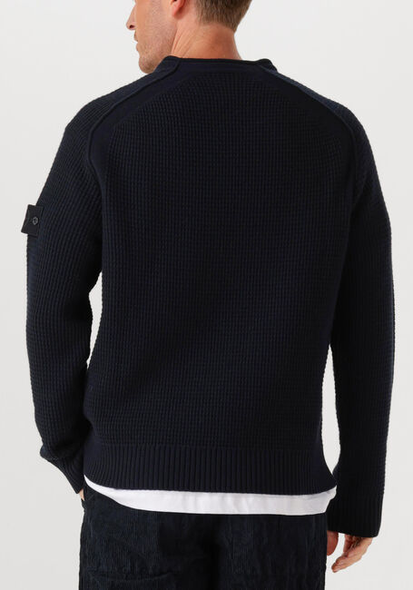 Donkerblauwe STONE ISLAND Trui CREW NECK - large