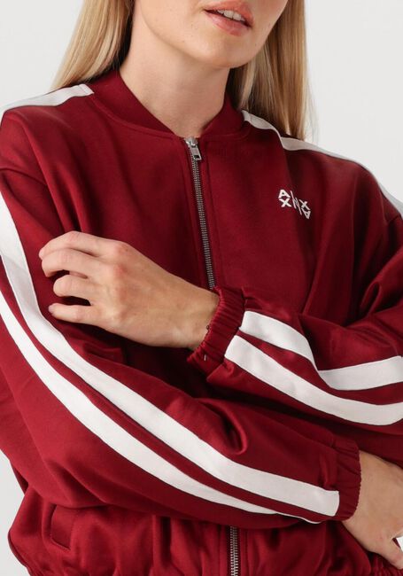 Bordeaux ALIX THE LABEL Vest LADIES KNITTED TRAININGS SWEAT JACKET - large