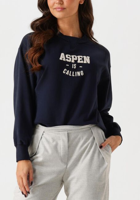 Donkerblauwe PENN & INK Sweater W24F1552LTD - large
