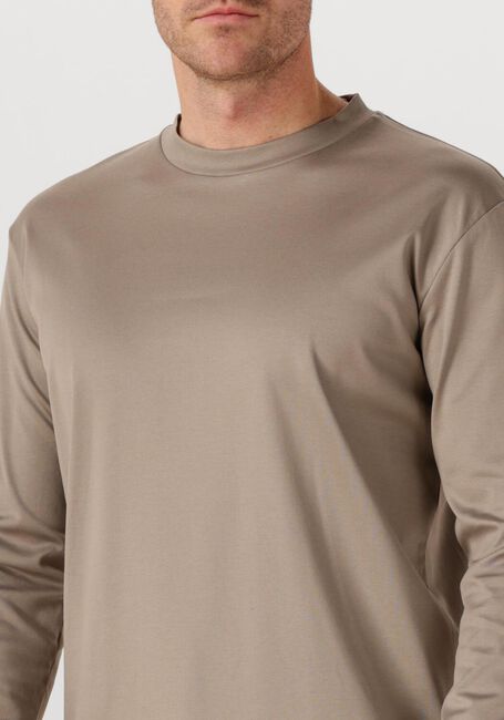 Taupe VALENZA Trui HEAVY SUPIMA SWEATER - large