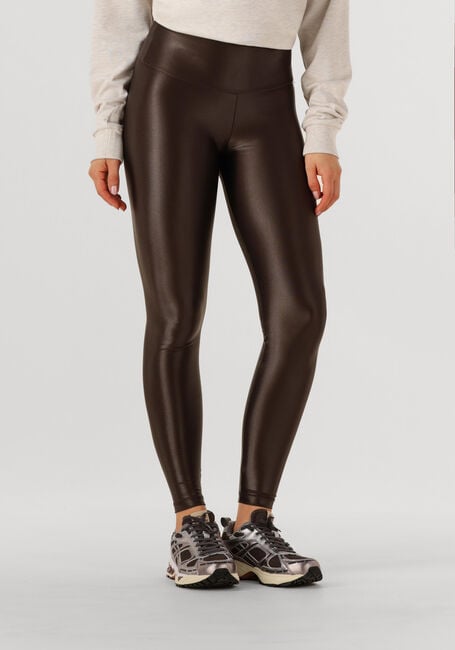 Bruine DEBLON SPORTS Legging SHINE LEGGINGS HIGH WAISTBAND - large