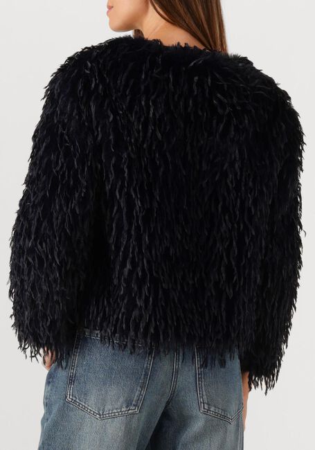 Donkerblauwe LUISA CERANO Faux fur jas 428512/4180 - large
