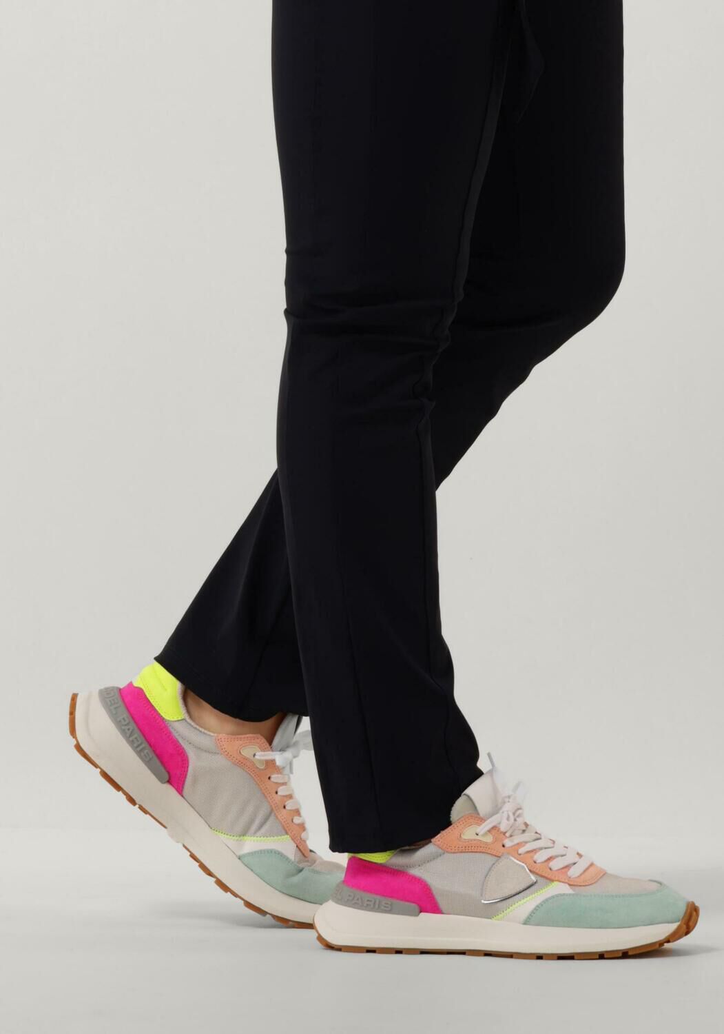 Grijze PHILIPPE MODEL Lage sneakers ANTIBES LOW - large