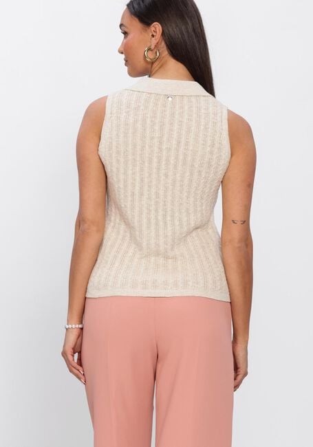 Ecru MOS MOSH Tops & T-shirts MMRINJA MARISOL LINE KNIT TOP - large