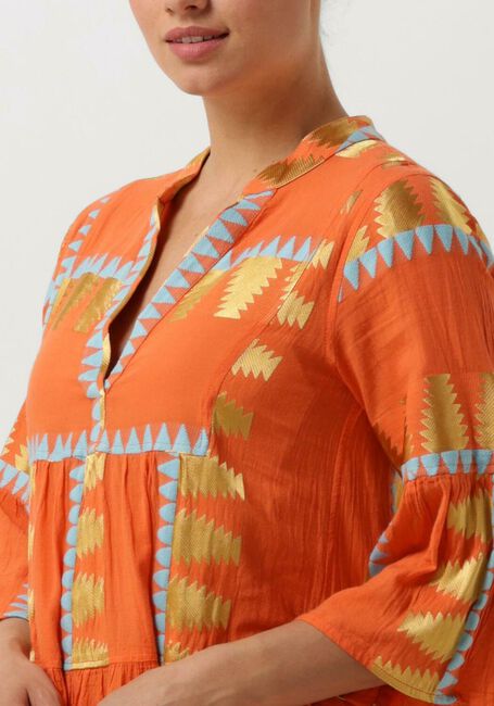 Oranje NEMA Mini jurk ZADIE - large