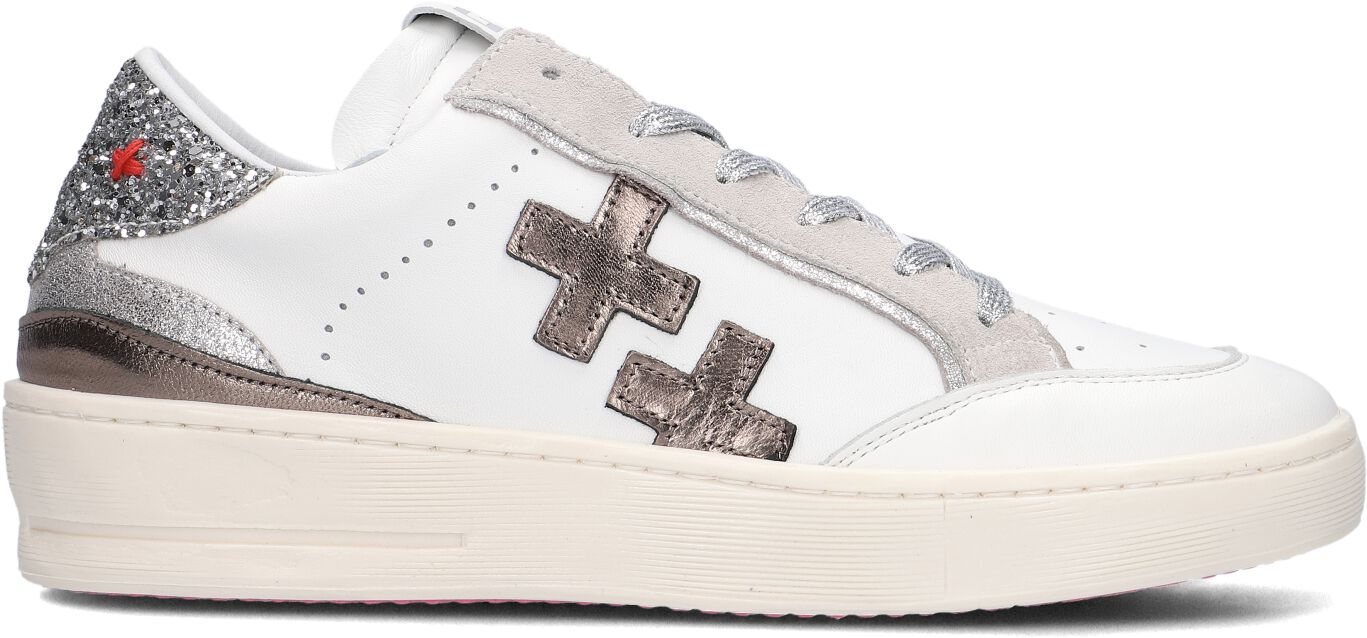 Gio+ Lage Sneakers Dames Vitto, Maat: 42, Materiaal: Leer, Kleur: Wit