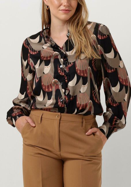 Multi SUMMUM Blouse BLOUSE ABSTRACT PEACOCK - large