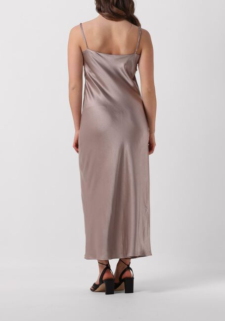 Taupe NOTRE-V Maxi jurk SATIN STRAP DRESS - large