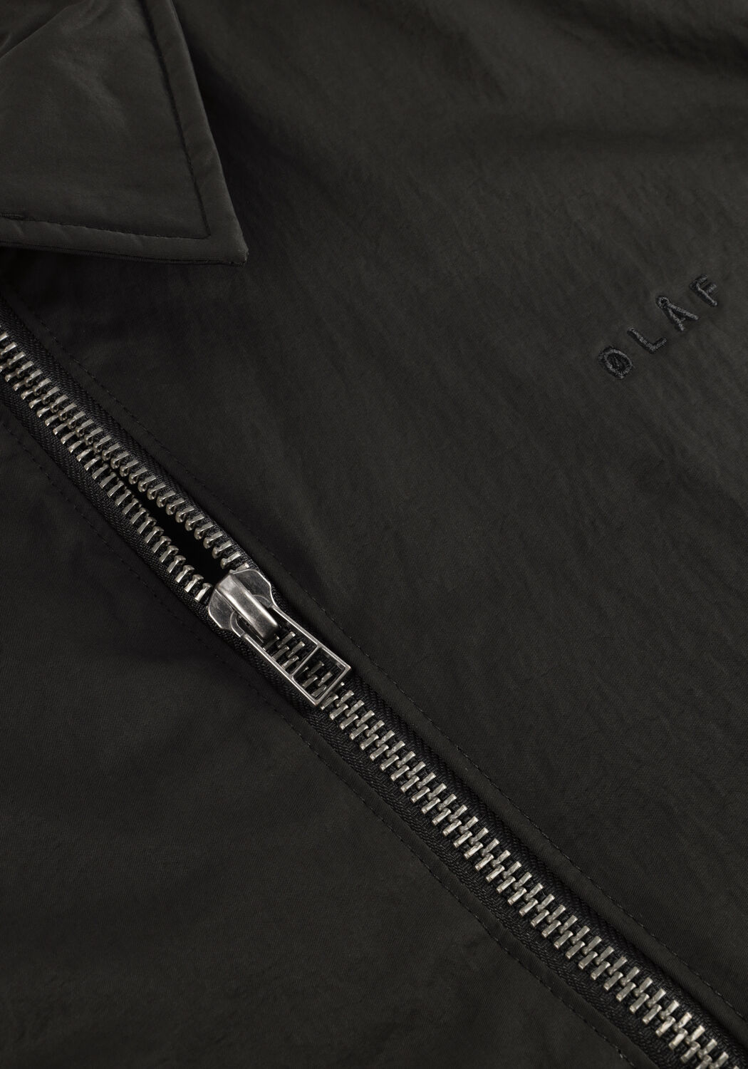 Zwarte OLAF HUSSEIN Gewatteerde jas MEDIUM PADDED JACKET - large