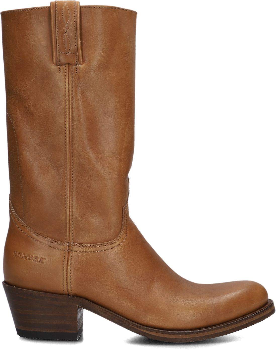 Sendra Cowboylaarzen Dames 14394, Maat: 38, Materiaal: Leer, Kleur: Cognac