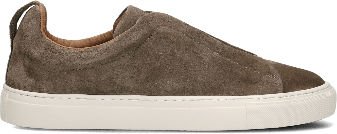 Nokwol Lage Sneakers Heren Connor, Maat: 45, Materiaal: Suède, Kleur: Bruin