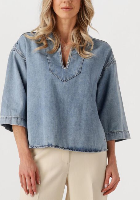 Lichtblauwe MOS MOSH Blouses MERLA - large