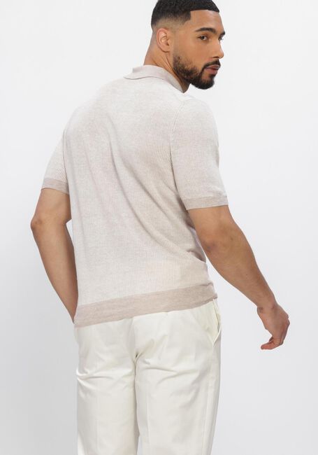 Beige GRAN SASSO Polo TENNIS ZIP S/SLV - large