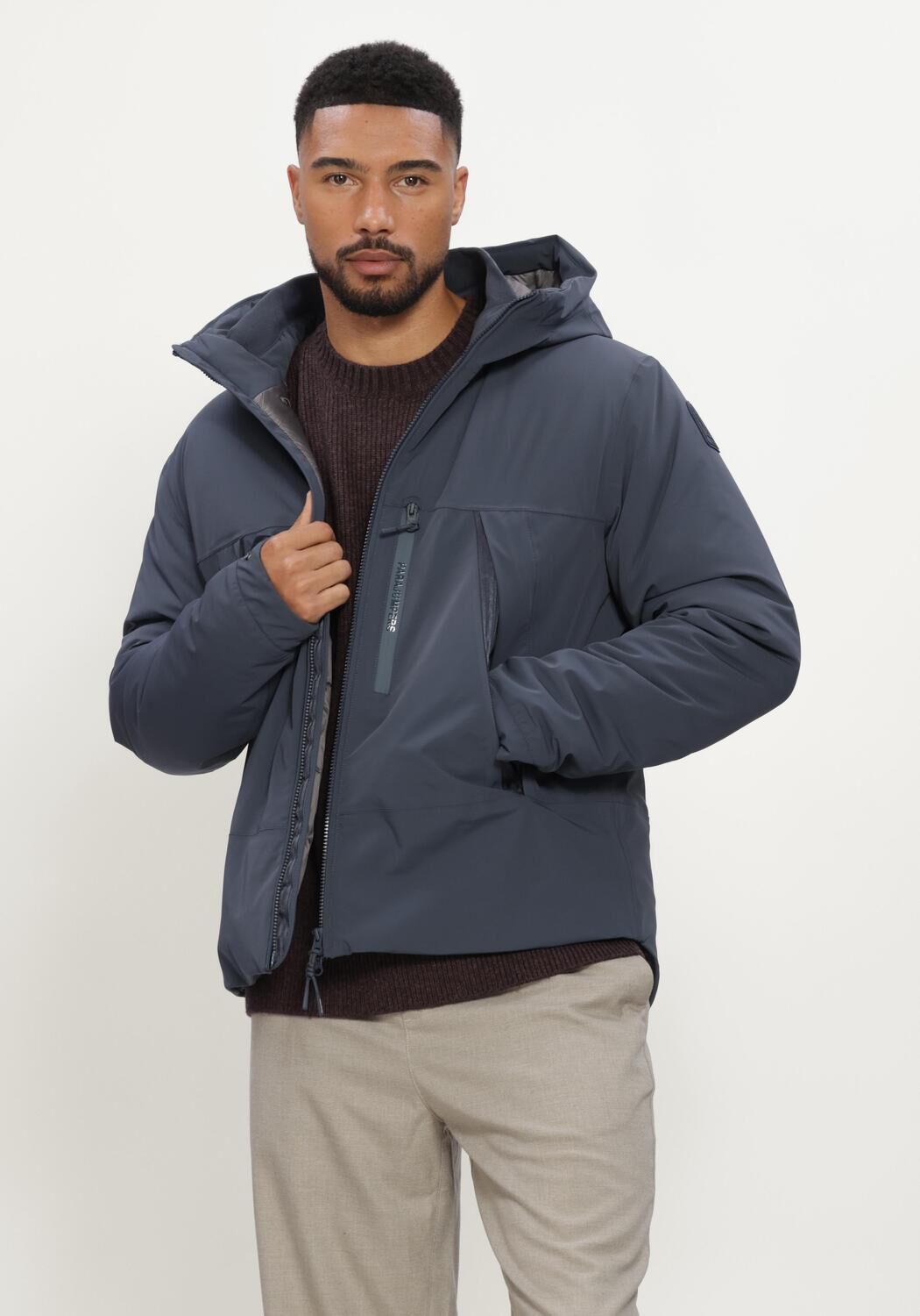 Blauwe PARAJUMPERS Parka's NIVEK 2.0 - large