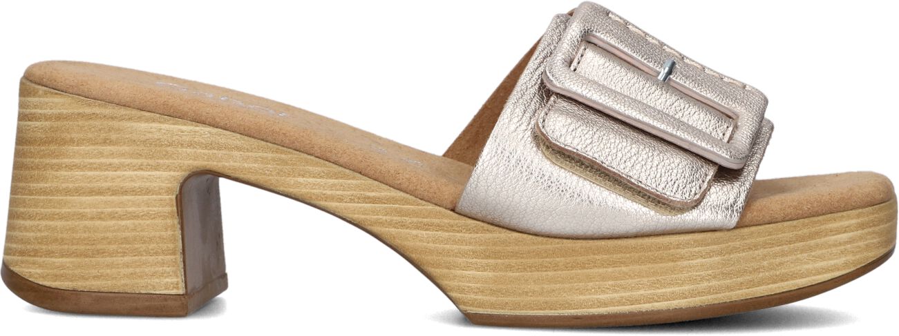 Gabor Slippers
Dames 722 1, Maat: 39, Materiaal: Leer, Kleur: Goud