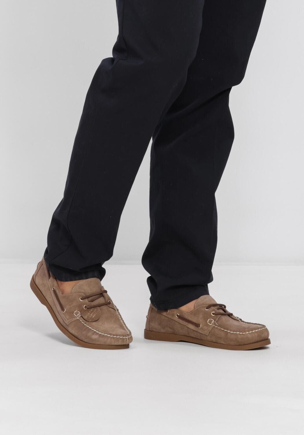 Taupe STEFANO LAURAN Veterschoenen 12736 - large