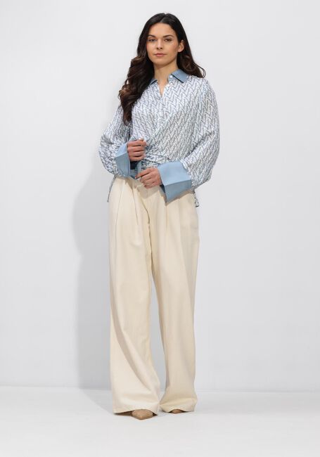 Lichtblauwe IBANA Blouses TATUM OBLIQUE - large