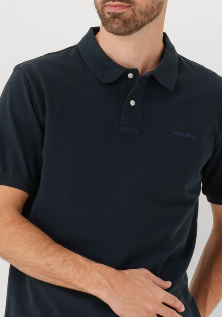 Donkerblauwe WOOLRICH Polo CLASSIC AMERICAN POLO - large