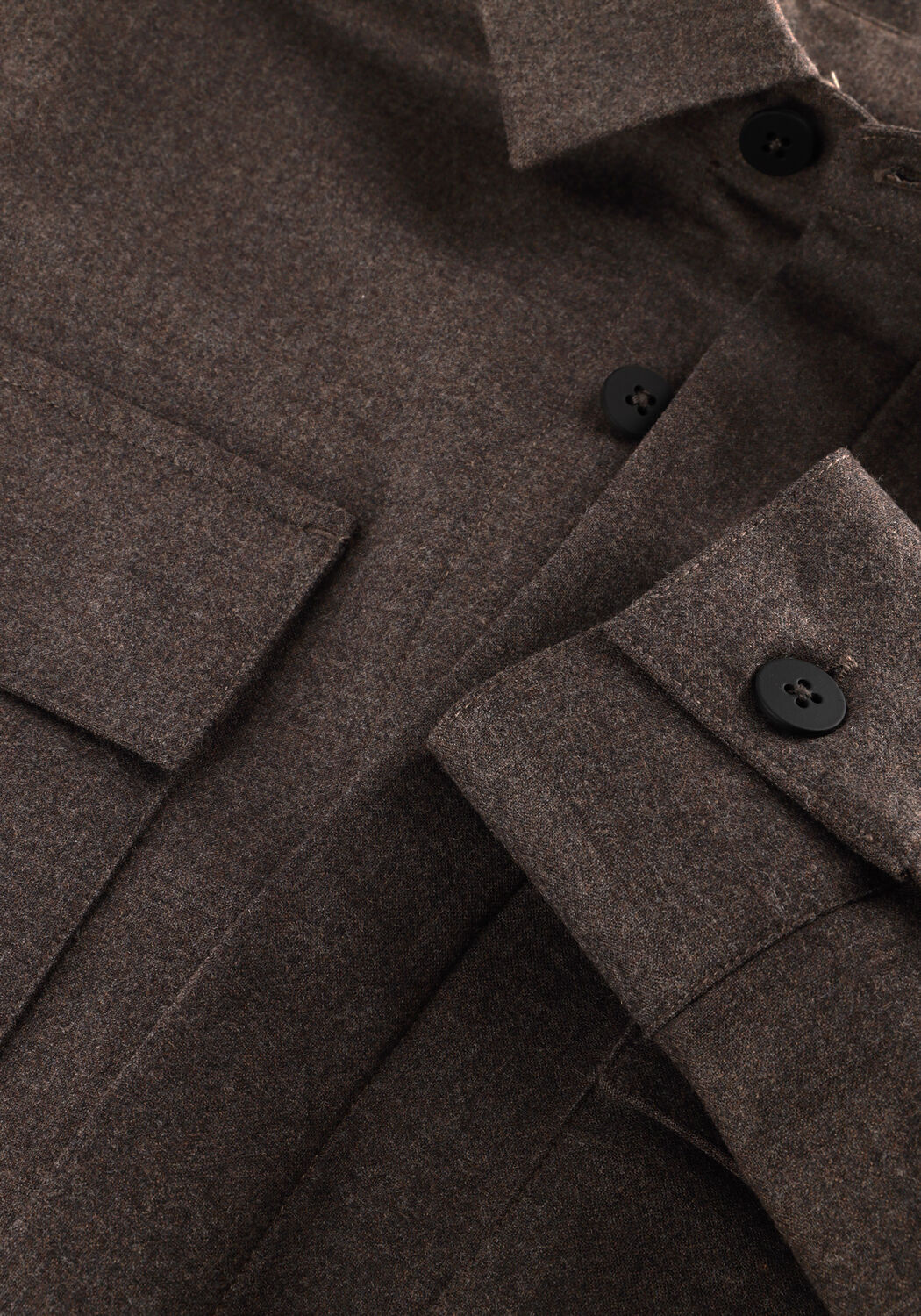 Bruine WAHTS Overshirt EWEN STRETCH WOOL - large