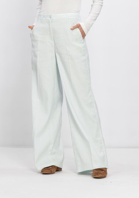 Blauwe CAMBIO Wijde broek ADRIENNE - large