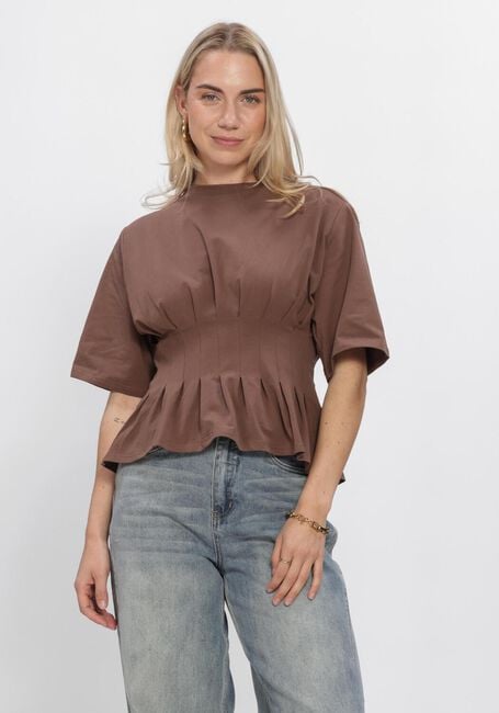 Bruine GESTUZ Top GZINEZ TEE - large