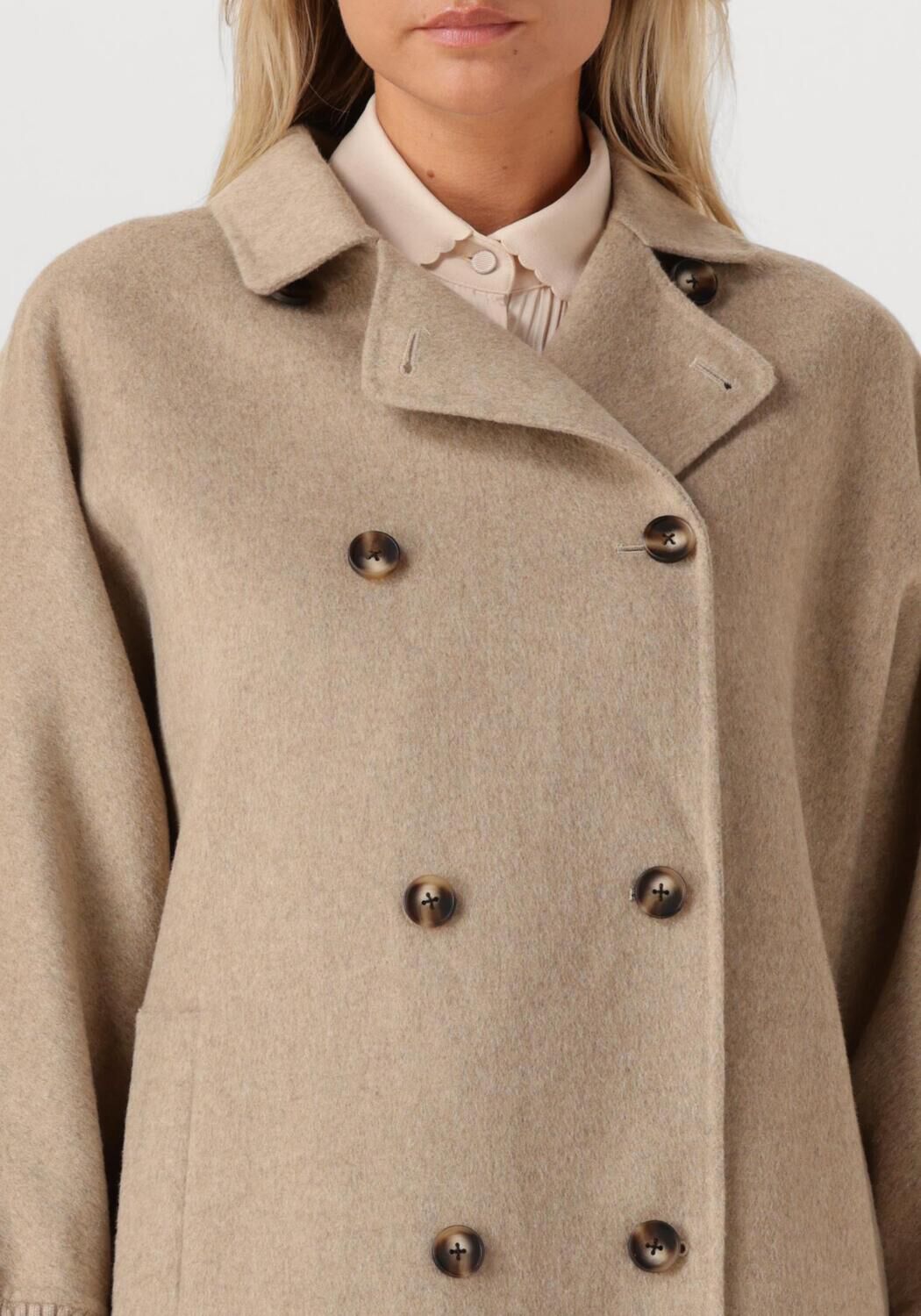 Beige ALTER EGO Mantel VALERY - large