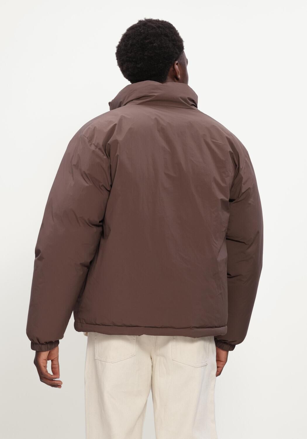 Bruine FOR&Eacute;T Gewatteerde jas POLAR PUFFER JACKET - large