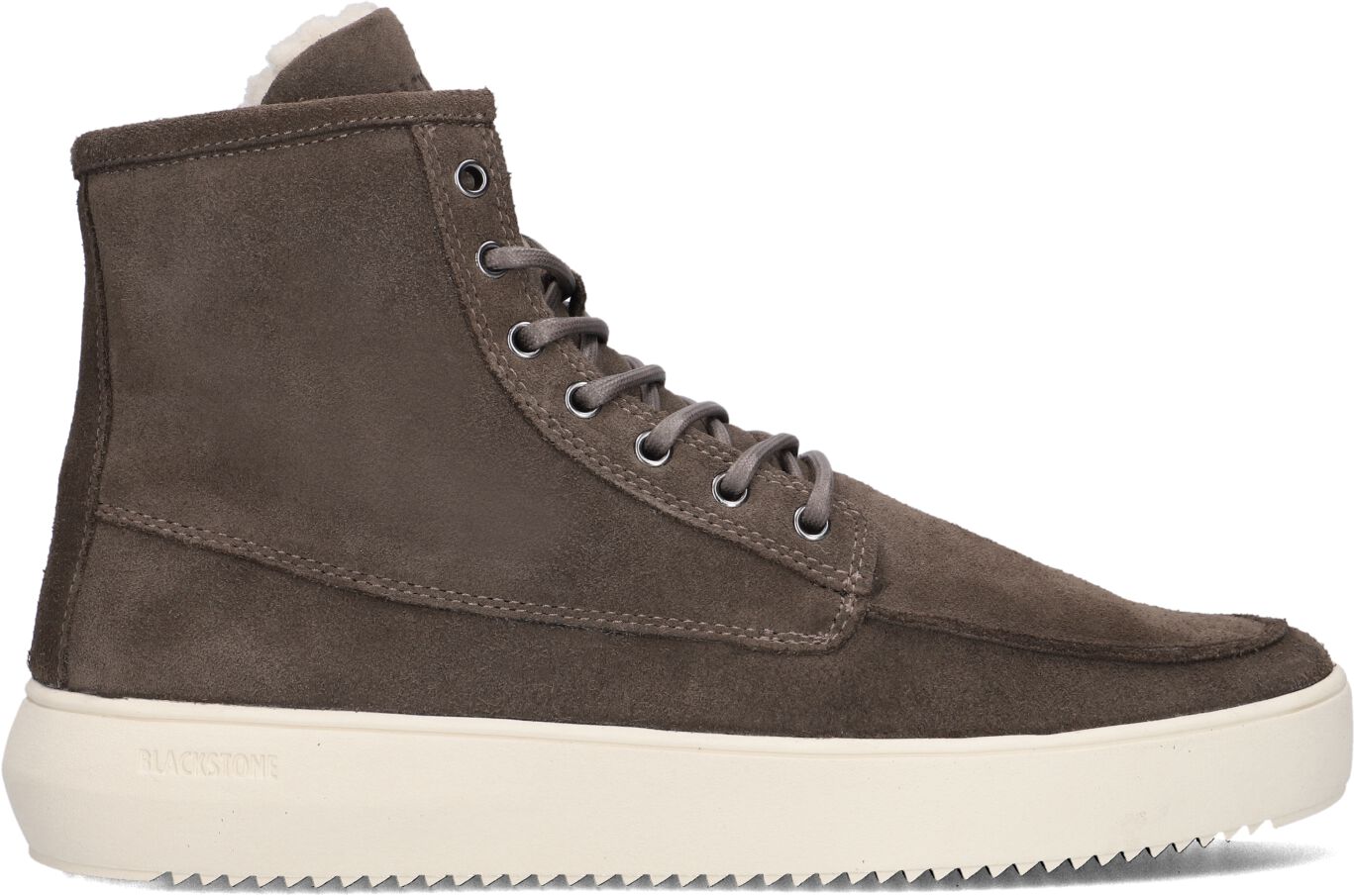 Blackstone Hoge Sneakers Heren Ag103, Maat: 40, Materiaal: Suède, Kleur: Bruin