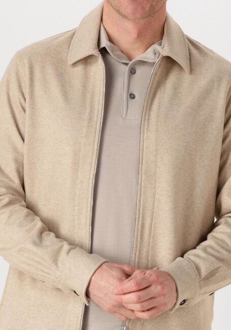 Ecru FILIPPO DE LAURENTIIS Overshirt FELPA C CAMICIA ML - large