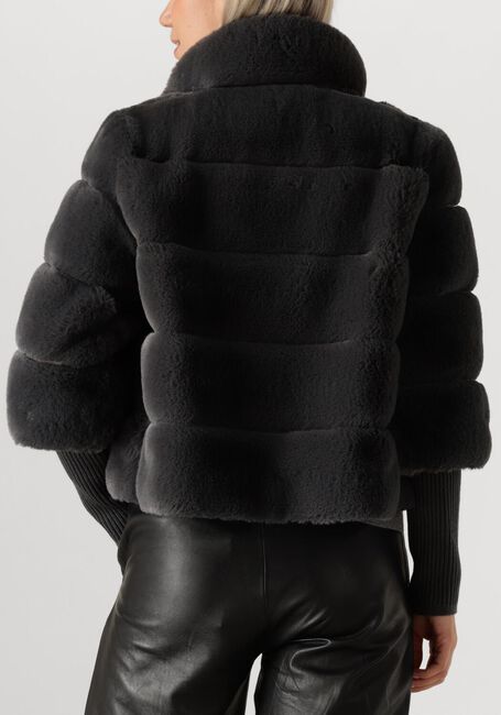 Grijze ALTER EGO Faux fur jas ROXY - large