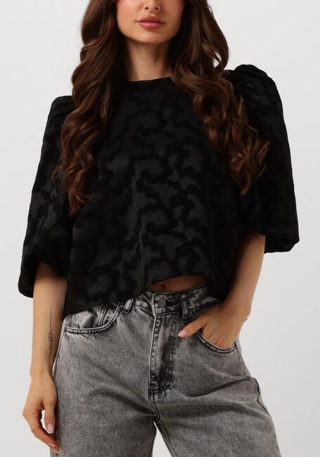 Zwarte CO'COUTURE Blouses BLANKA BOW BLOUSE - large