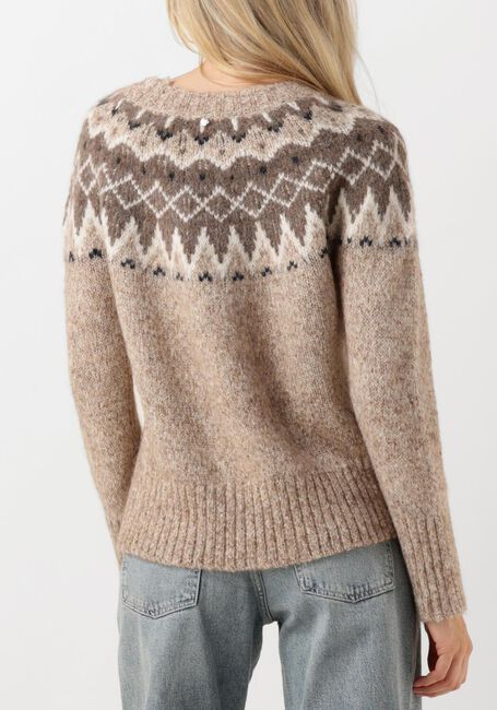 Bruine MOS MOSH Trui SIDSEL WARM KNIT - large