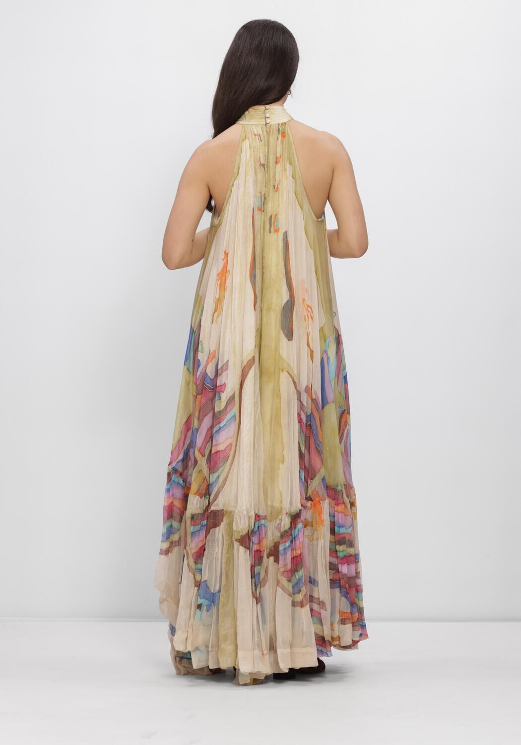 Roze MES DEMOISELLES Maxi jurk MALAR - large