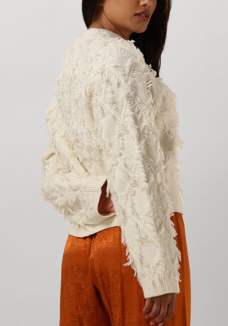 Gebroken wit SECOND FEMALE Trui CARLI KNIT O-NECK - large