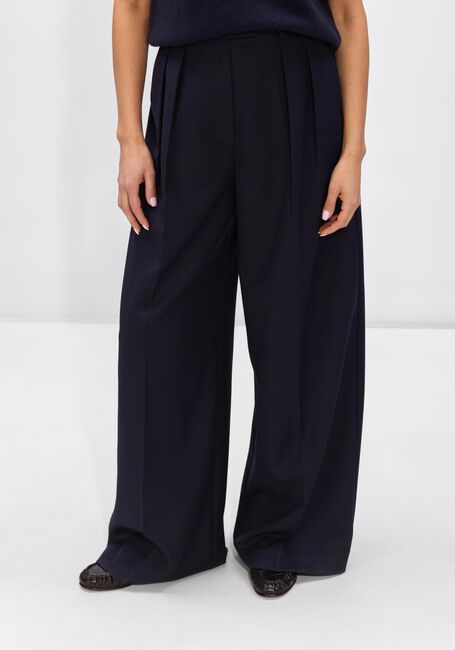Donkerblauwe ANINE BING Broeken LOU TROUSERS -MIDNIGHT BLUE - large